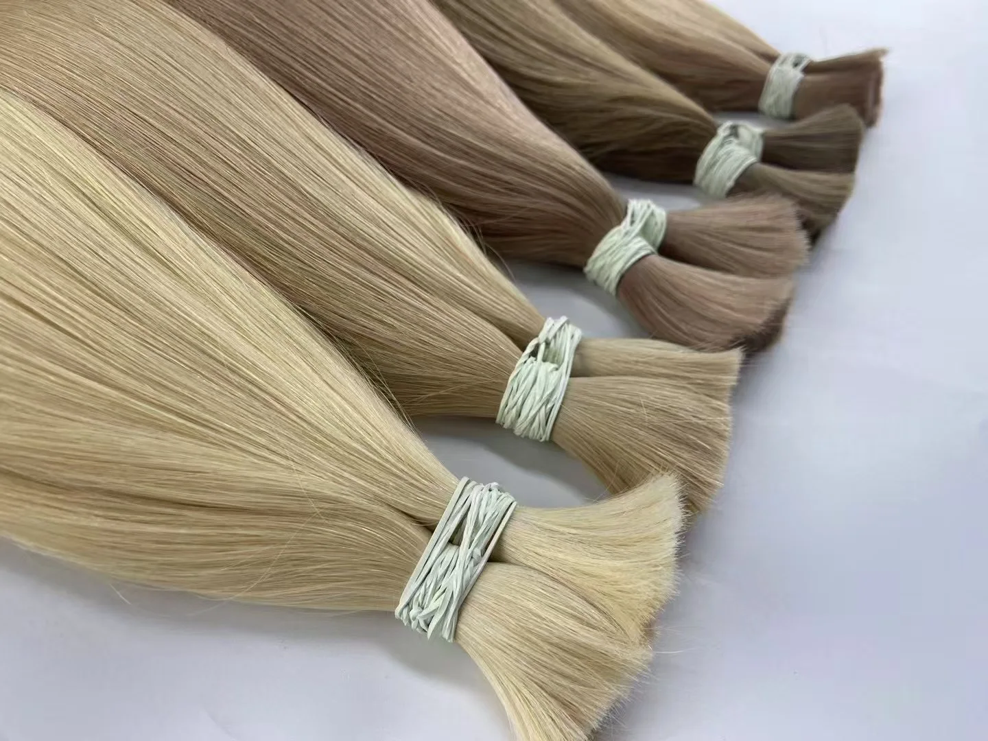 Human Hair Bulk No Weft Vietnamese Hair Virgin Remy Straight Bulk 12-30inch 100g Real Natural Extension Grey 99j