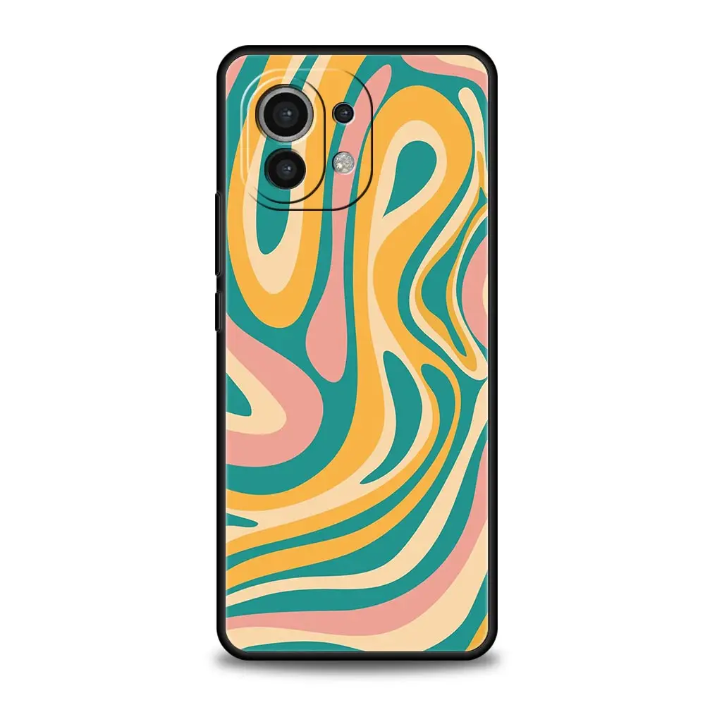 Abstract Flower Market Soft TPU Phone Case Cover