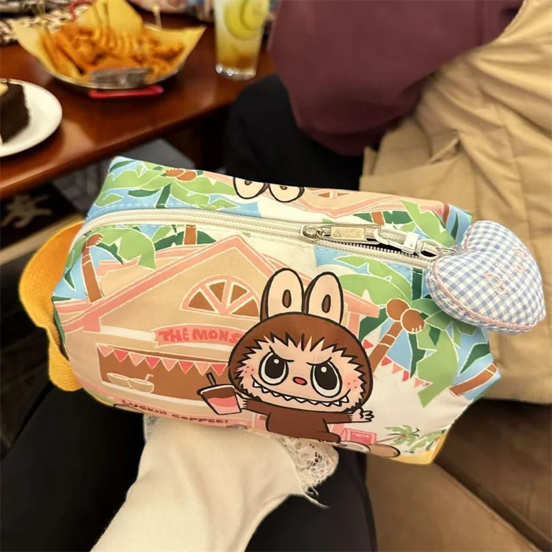 Labubu Cartoon Wallet & Storage Bag – Cute Waterproof Makeup & Toiletries Organizer for Students & Girls 4