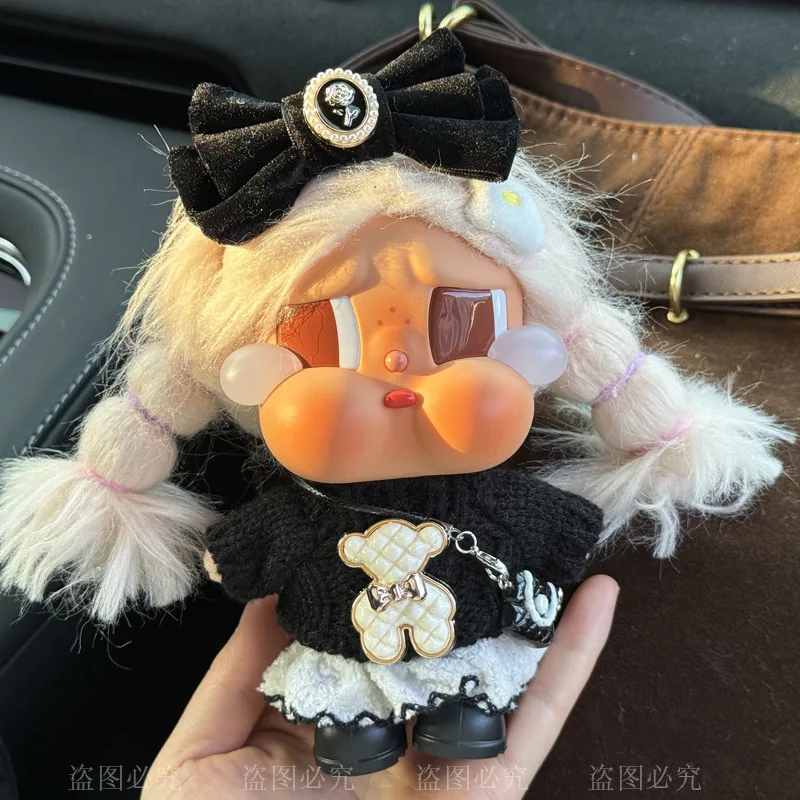 Handmade Crybaby Doll Clothes Vacation Series Outfit Set Bow Hairpin Mini Bag For Crybaby Vinyl Doll Dress Accessories No Dolls - 2