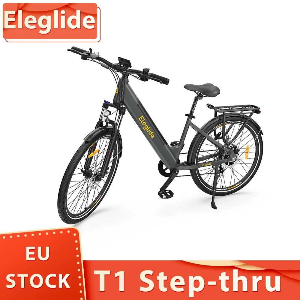 Eleglide T1 Step-Thru Bici Elettrica Trekking E-Bike 27.5 Pollici Cst Pneumatici 36V 13Ah Batteria 250W Motore Brushless Velocità Massima 25 Km/H