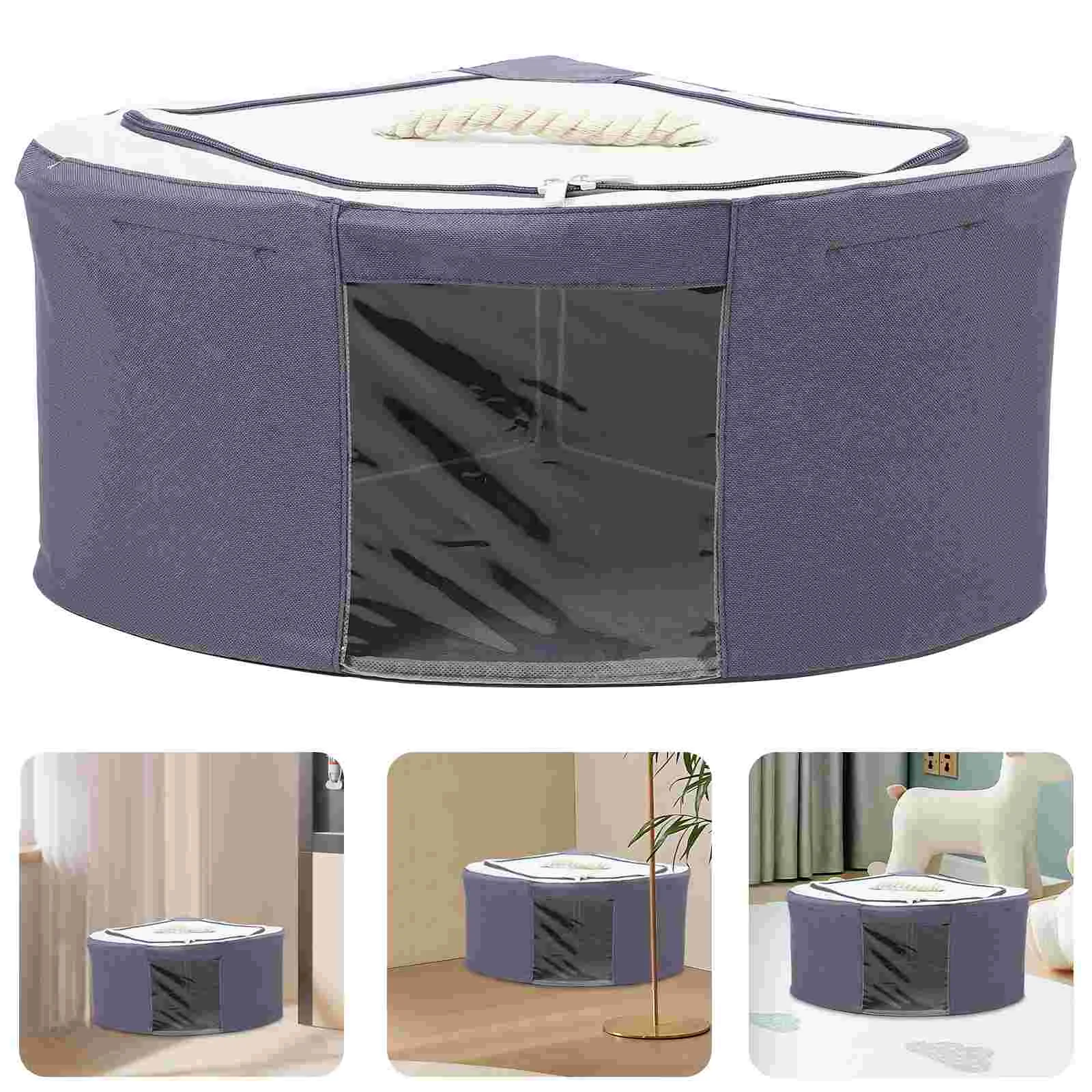 

Corner Storage Holder Multi-functional Wall Corner Organizer Folding Oxford Cloth Storage Pouch