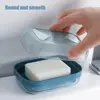 Portable Soap Box Creative Drain Dripping Soap Container Nordic Holder Style Bathroom Supplies Candy Color Accessories Soap Rack 3