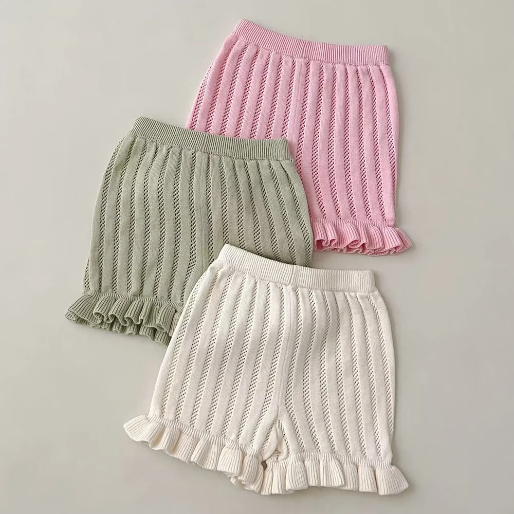 

Soft Breathable Baby Boy Girl Shorts Pants Summer Autumn Cotton Knit Kids Bloomers Casual Loose Children Diaper Cover Clothing