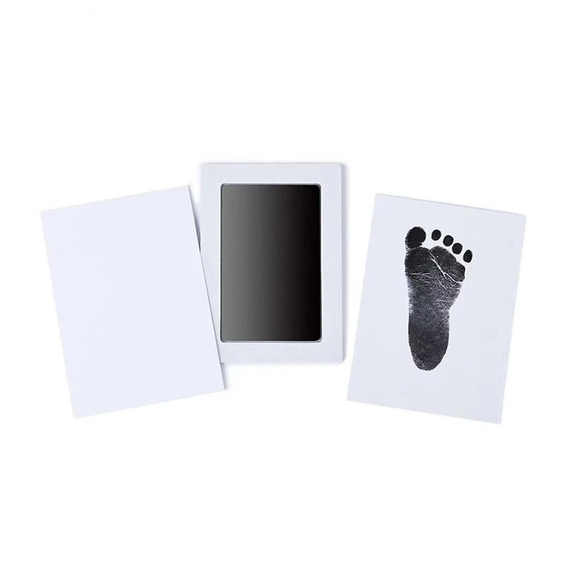 Newborn Baby Hand And Footprint Kit Ink Pads Photo Frame
