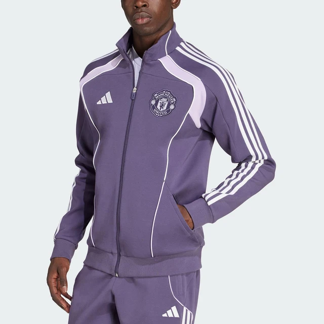 Veste de football en tricot à col montant Adidas Originals 2025 pour homme JN2827 1