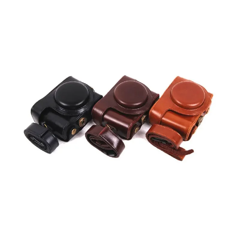 PU Leather Camera case bag for Sony Cyber-shot DSC-HX50