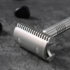 YAQI Raw Color Version Bohemia 316 Stainless Steel Adjustable Baseplate Men Safety Razor 5