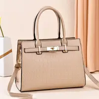 Trendy Women's Large Capacity Handbag 2025 New Crocodile Pattern Tote Bag Luxury Texture Single Shoulder Crossbody Bag