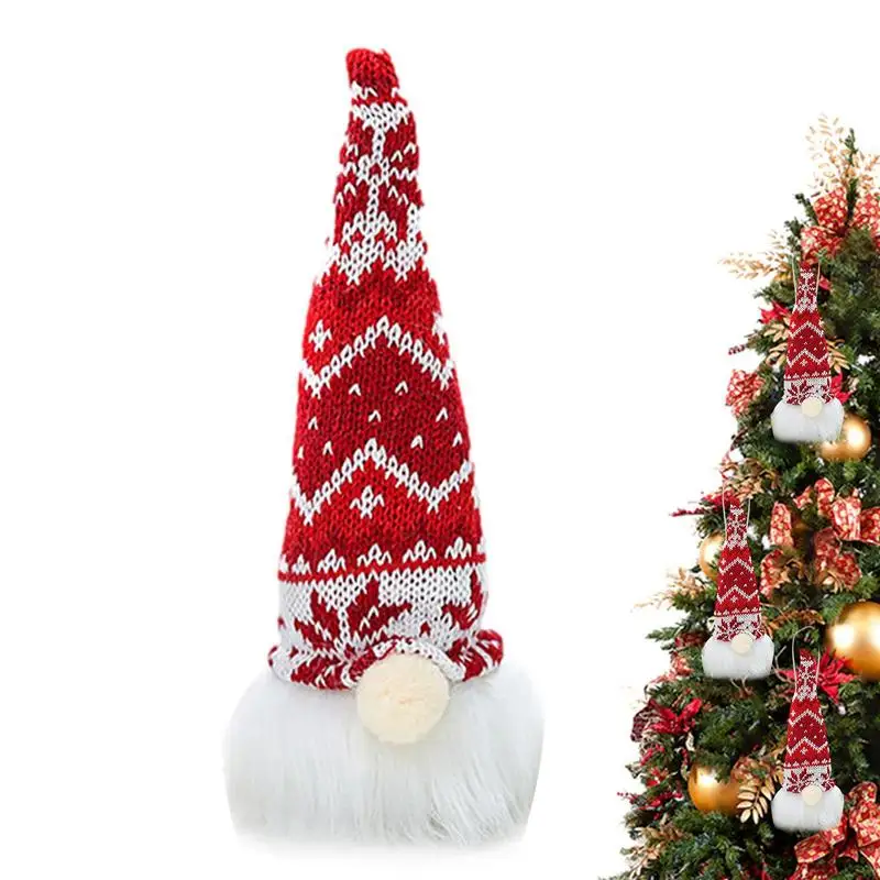 

Christmas Gnome Plush Doll Christmas Gnomes Lighted Tomte Faceless Doll Plush Toy Gifts for Bedroom Desktop Kitchen Home Decor