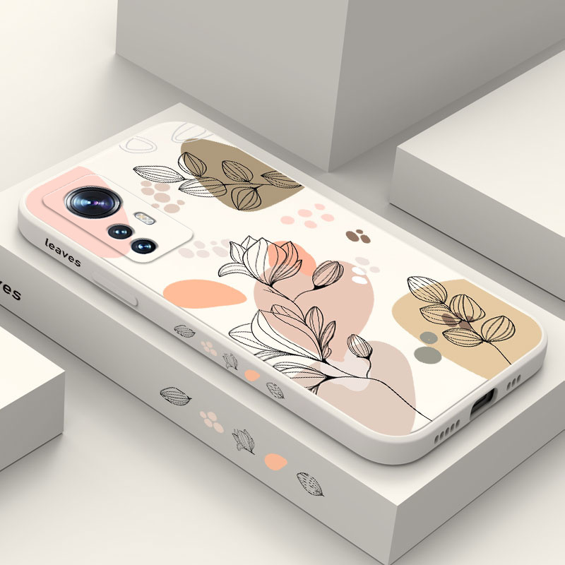 Abstract Plants Phone Case For Xiaomi Mi 15 14 13 13T 12S 12 11 Ultra 10 12T 11T 10T Lite Poco F5 F4 X4 M4 X3 Pro 4G 5G GT Cover