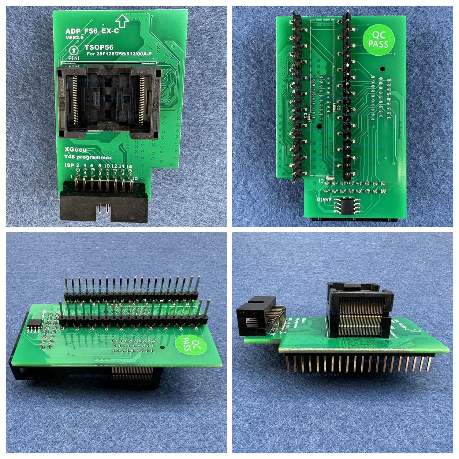 VER2.0 TSOP56 adapter only for XGecu T48 programmer ADP_F56_EX-A B