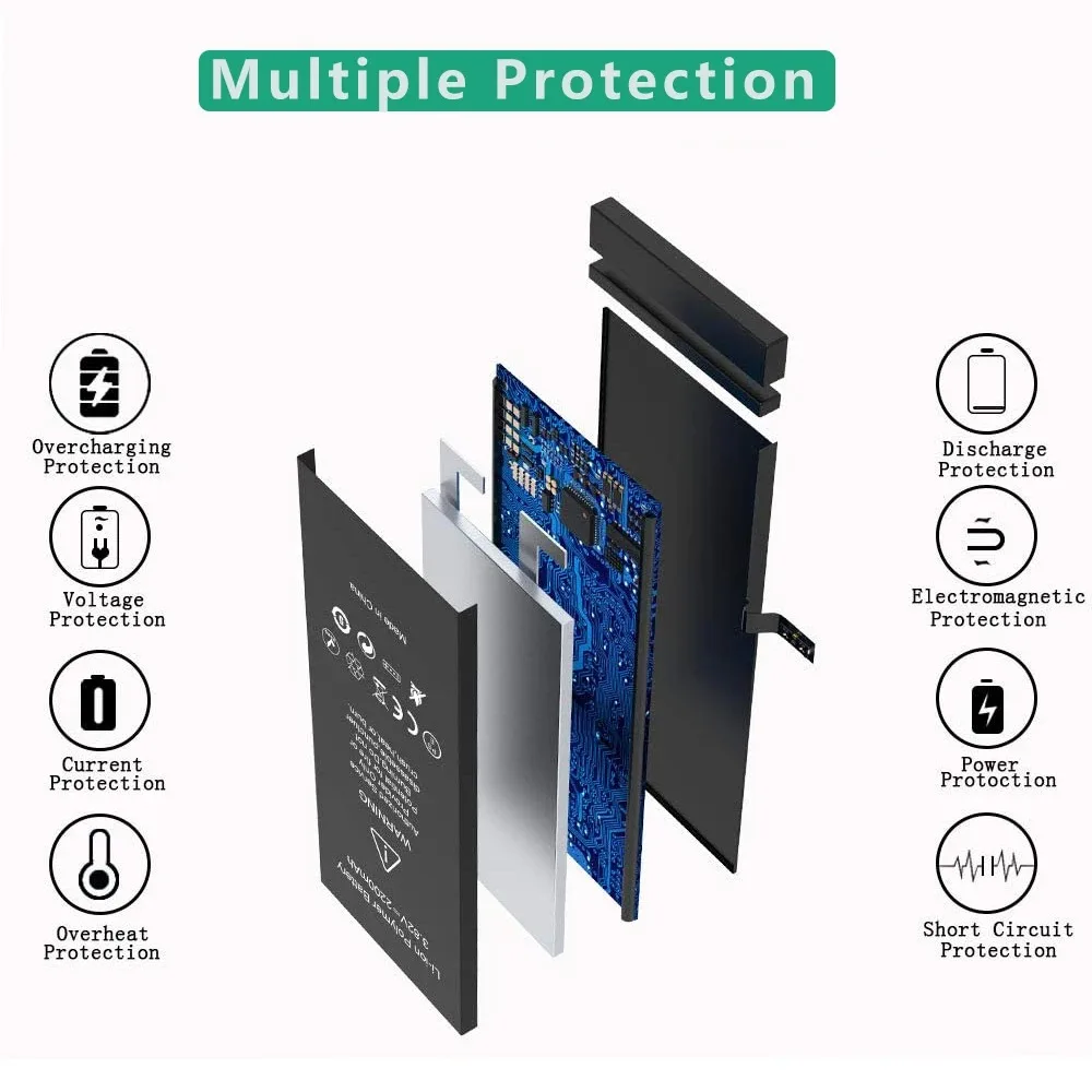 iPhone Battery AAA+ Phone Battery For iPhone 12 13 Mini X XR Xs Max 11 12 13 Pro Max With Tools
