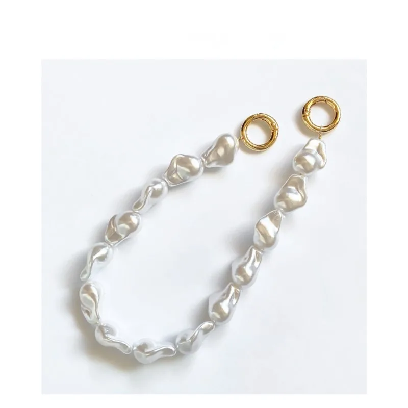 Elegant Korean Stone Pearl Bracelet Phone Hanging Chain