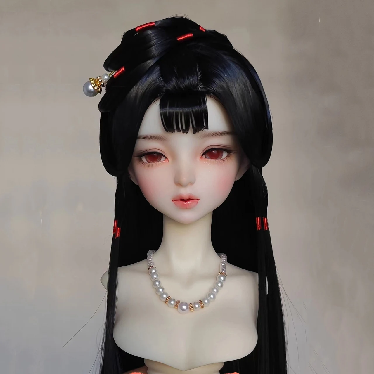 

1/6 1/4 1/3 Scale Ancient Costume BJD Doll Wigs Chinese Vintage Long Hair Fairy Wig For YOSD MSD SD13 Girl SSDF Accessories 1887