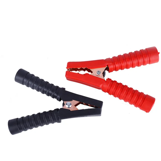 2 Pinze A Coccodrillo Per Batteria Auto - In Rame, Per Cavi Di Avviamento