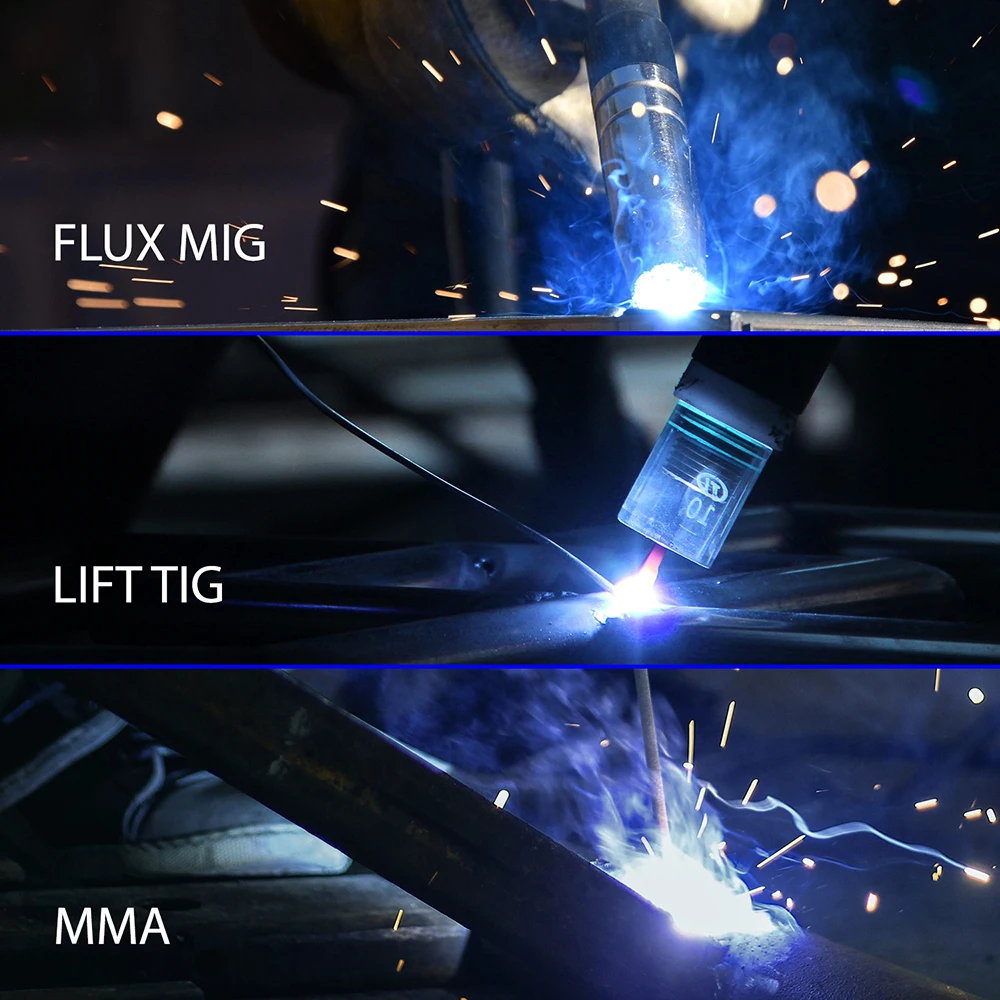 ANDELI 220V Semi-automatic Welding Machine Lift TIG MMA MIG 3 in 1 Gasless MIG Welder for Household MIG-250ME 5