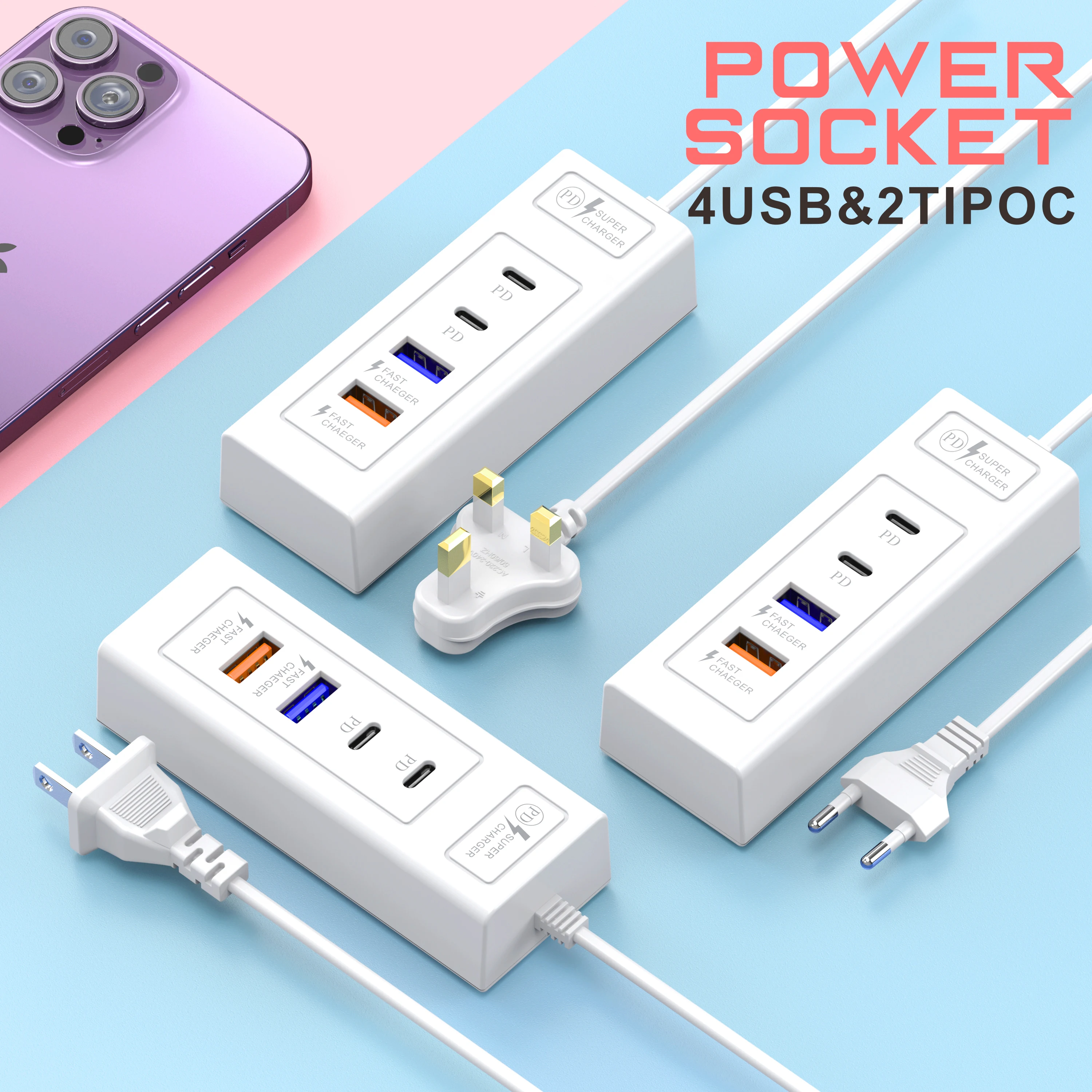 Multiport USB Charger 15W PD Type C Fast Charge Quick Wall Chargers USB Hub Adapter Mobile Phone EU US Plug USB Type C Charger BEST SELLERS Multiport USB Charger 15W PD Type C Fast Charge Quick Wall Chargers USB Hub Adapter Mobile Phone EU US Plug USB Type C Charger BEST SELLERS