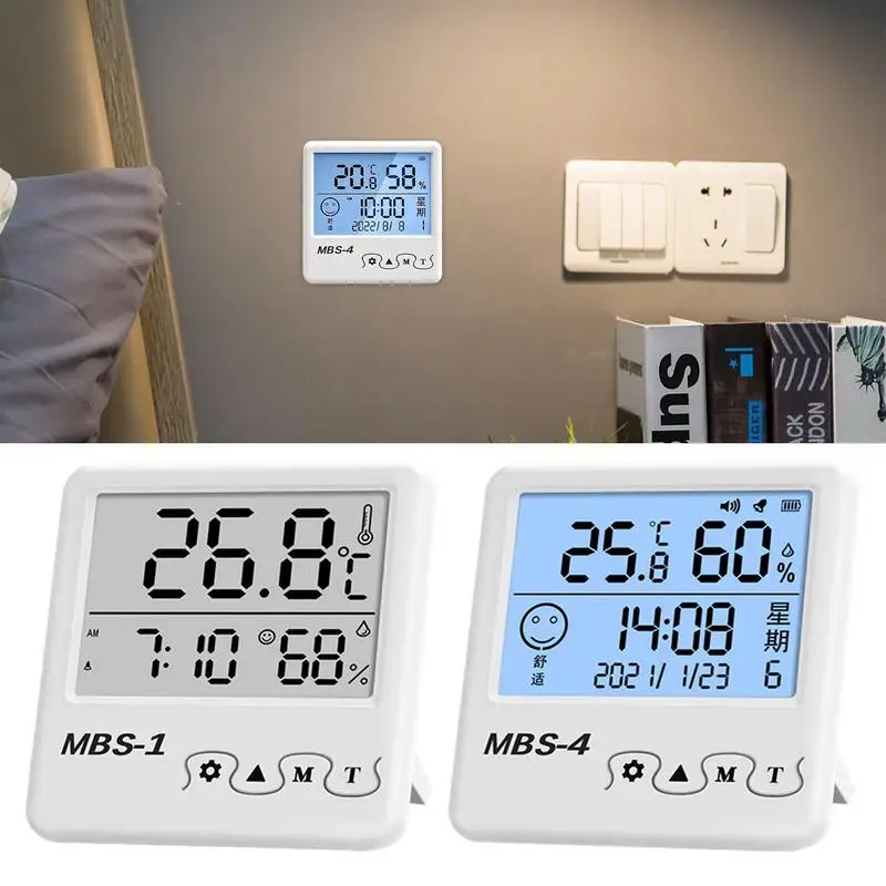 Smart Digital Thermometer Hygrometer Indoor Room Electronic Temperature