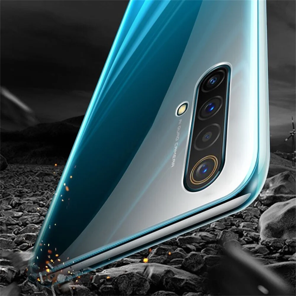 Enhanced Crystal Clear Soft TPU Phone Case with Camera Protection - Transparent Back Cover