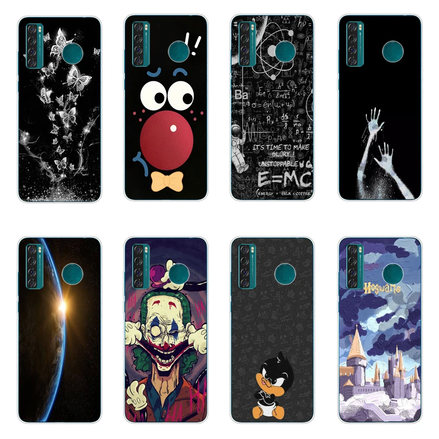 3 Per Custodia Tcl 10 Se/30 Se/20 Se Custodia Protettiva In Silicone Morbido Tpu