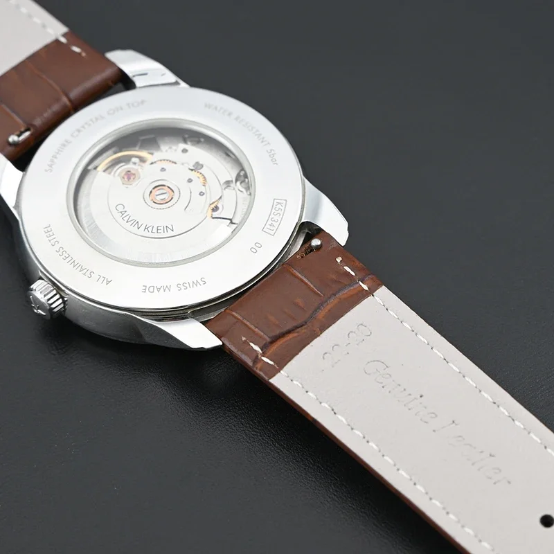 Premium Genuine Leather Quick Release Watch Band with Butterfly Buckle