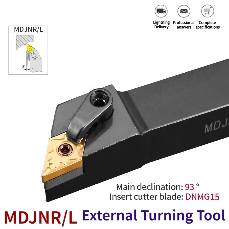 1pcMDJNR2020MDJNR2525ExternalTurningToolHolderDNMGCarbide