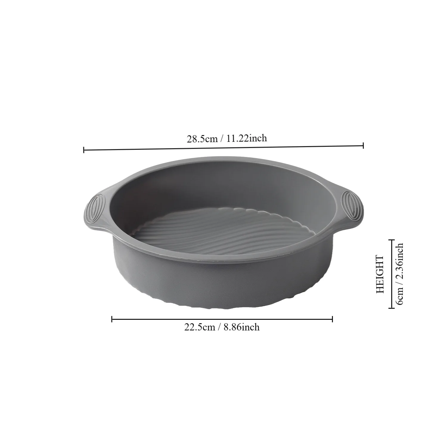 9 Inch Silicone Round Cake Mold Nonstick Baking Pan Mousse Dessert Cake Pan Kitchen Bakeware for Oven Pastry Muffin Cake Tools