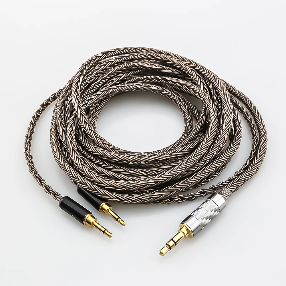 2.5MM for SONY WM1A, NW-WM1Z PHA-2A 16 Cores Headphone Cable For Hifiman 300 400 i 1000 he400i he1000 he6 v1 v2 he 500 560 edx