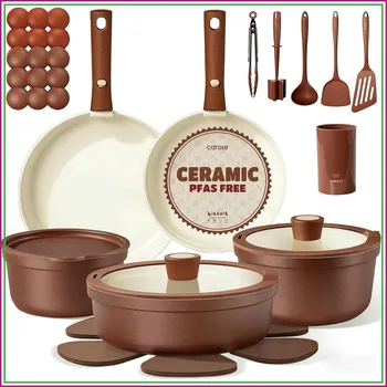 22-Piece Ceramic Cookware Set 1