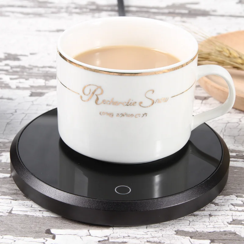 New Coffee Milk Mug Warmer Portable Heating Coaster Keep Tea Drinks Warm Auto-off Cup Heater for Home Office 2-gear Temperature heating coaster,coffee heater
