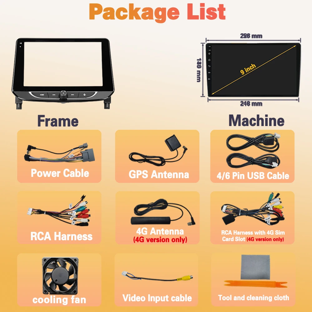   Ƽ̵  ÷̾, ȵ̵ 14,  н 2020-2023, ̼ GPS, ׷, , 4G, LET BT н, DSP, QLED
