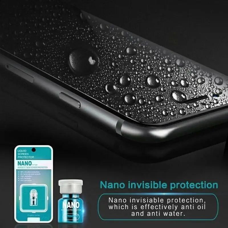 2Ml Nano Vloeibaar Glas Screen Protector Oleophobic Coating Film Universele Voor Iphone 14 Samsung Huawei Xiaomi Google Oneplus Sony