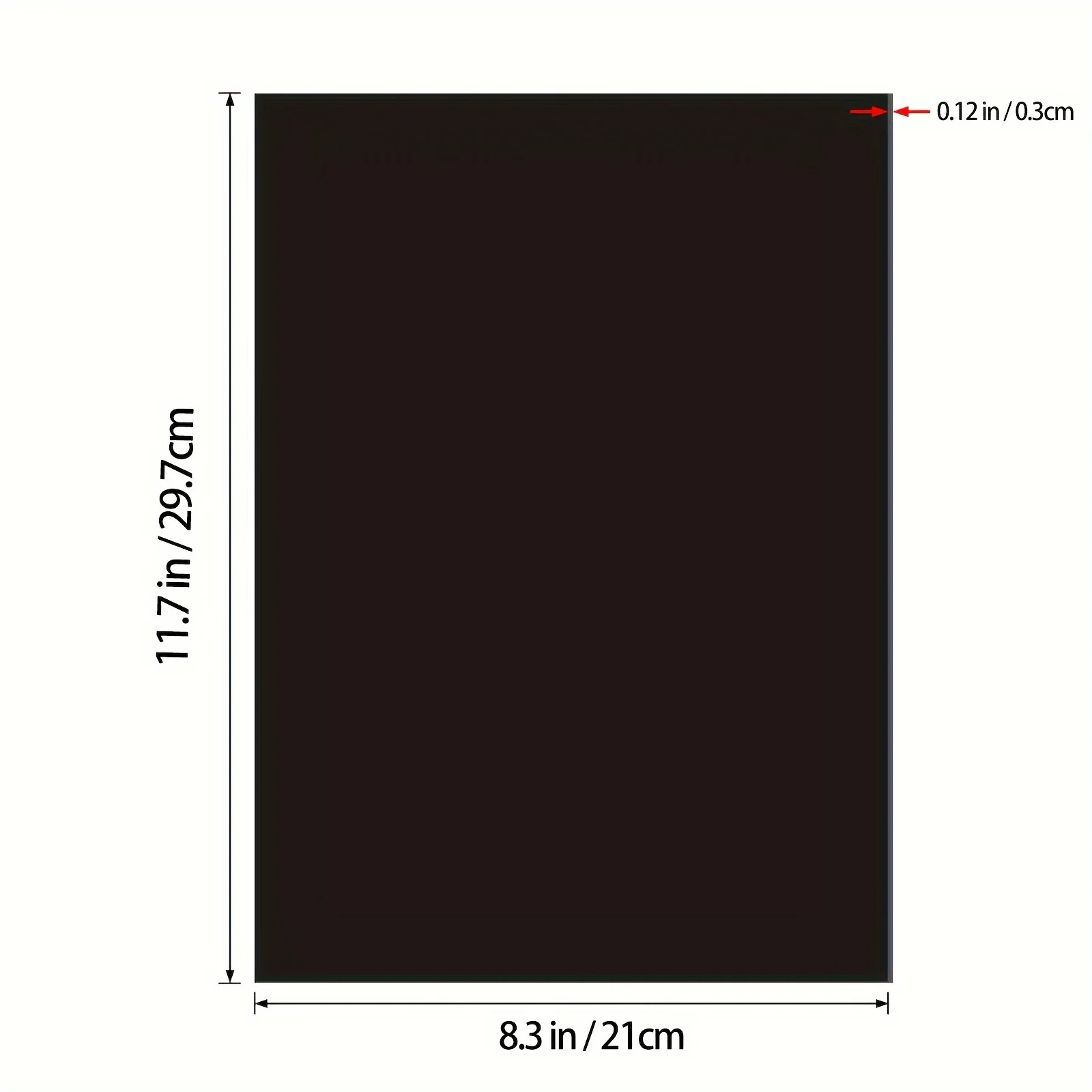10개 A4(210*297mm) 단면 다용도 자석 보관 시트 - 스탬프 및 다이 컬렉션을 위한 간편한 정리 도구