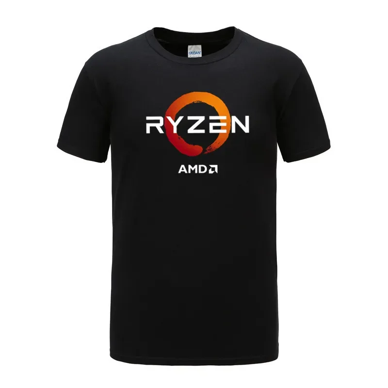 

2024 шт. CP ЦП uпроцессор AMD RYZEN футболка гейк программатор тройники игровые футболки компьютер дзен периферийные устройства хлопковая Футболка geek