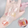 Heart Moisturizing Lip Gloss Lightweight Lip Oil Plump Lips Mirror SHAQINUO Clear Lipgloss 4