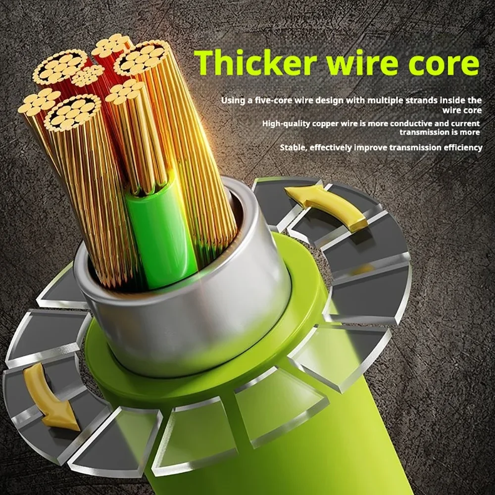 240W USB Type C to Type C Fast Charging Cable with Real Time Power Display for Huawei Xiaomi Samsung OPPO VIVO USB C Cable