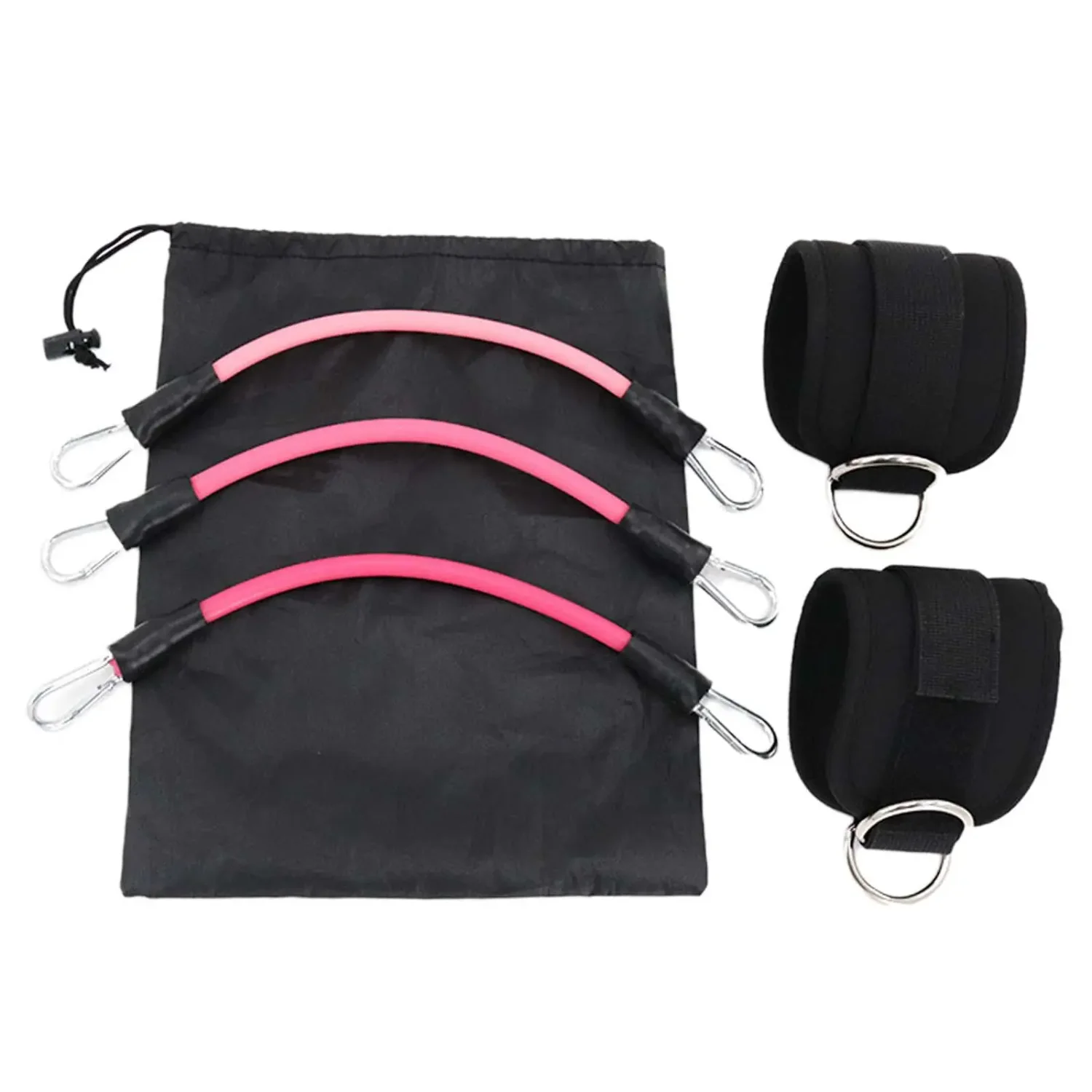 Ankle Resistance Bands with Exercise Adjustable Cuffs