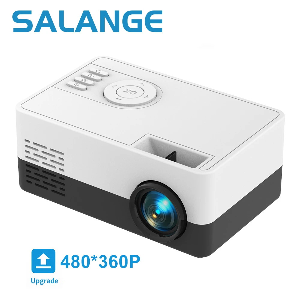 best 4k projector Salange J15 Pro Led Mini Projector for Home Theater 480x360 Pixels 1080P Supported  HDMI-Compatible USB Audio Video Mini Beamer mini projector