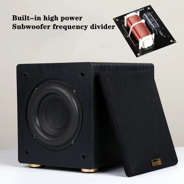 Subwoofer pasivo de madera de 100W y 6,5 pulgadas, altavoz de acero  magnético de alta potencia para cine en casa, HiFi - AliExpress