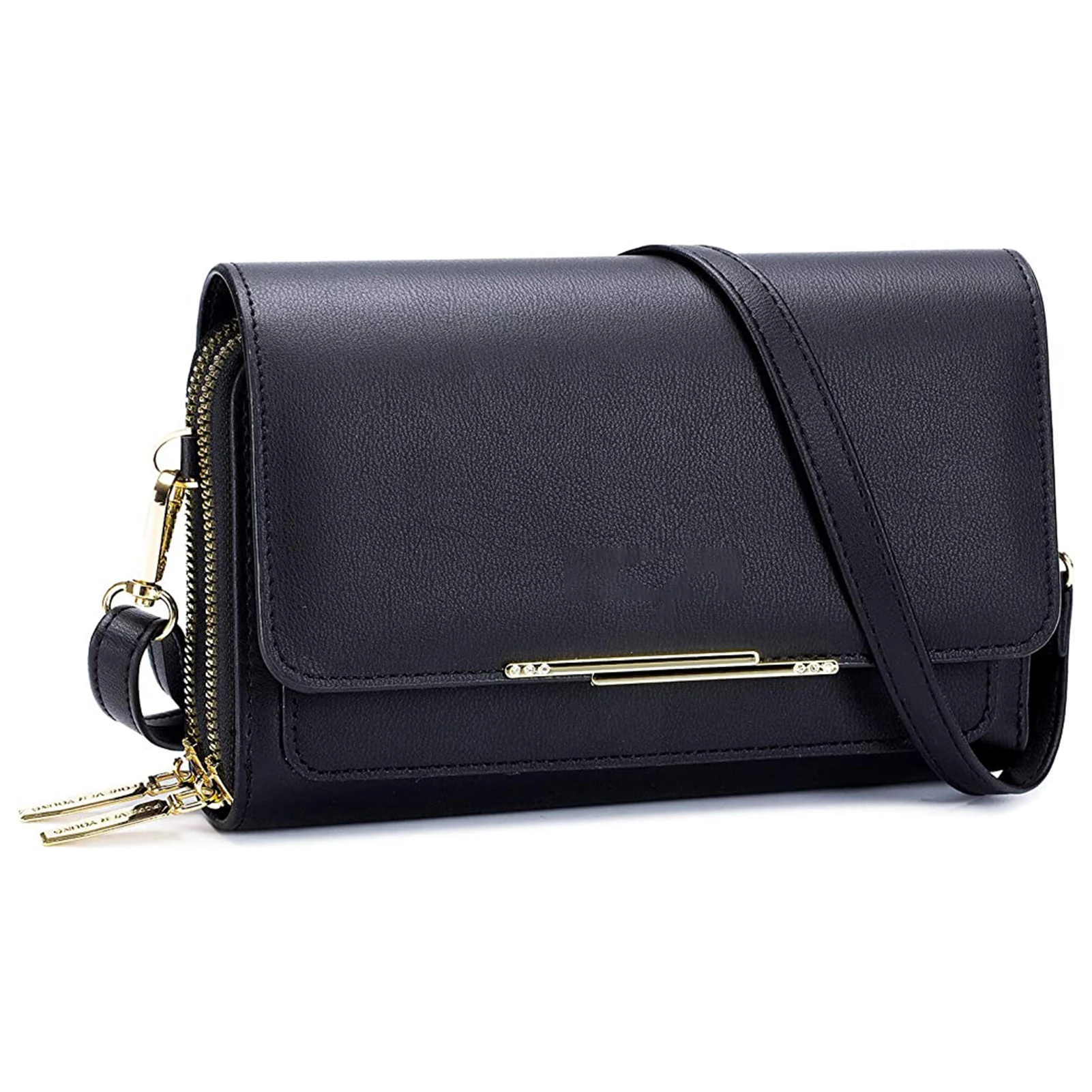 

Females Crossbody Purse Bag Solid Color PU Leather Single Shoulder Bag for Daily Work Dating Shopping SAL99