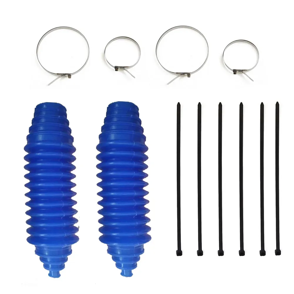 Steering Rack Repair Kit Silicone Dust Cover Steering Rack Boot 2 Set Universal Silicone Rack And Pinion Steering Boot Pinion Boot Gaiter Kit