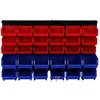 Wall Mounted Plastic Storage Box Multifunctional Parts Diy Hanging Tool Case Box Organizers Professional Tools Packaging 3
