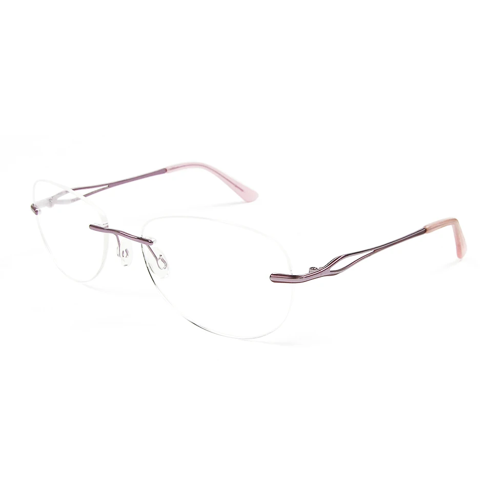 Womens Rimless Prescription Glasses Rimless Spectacle Frames Women