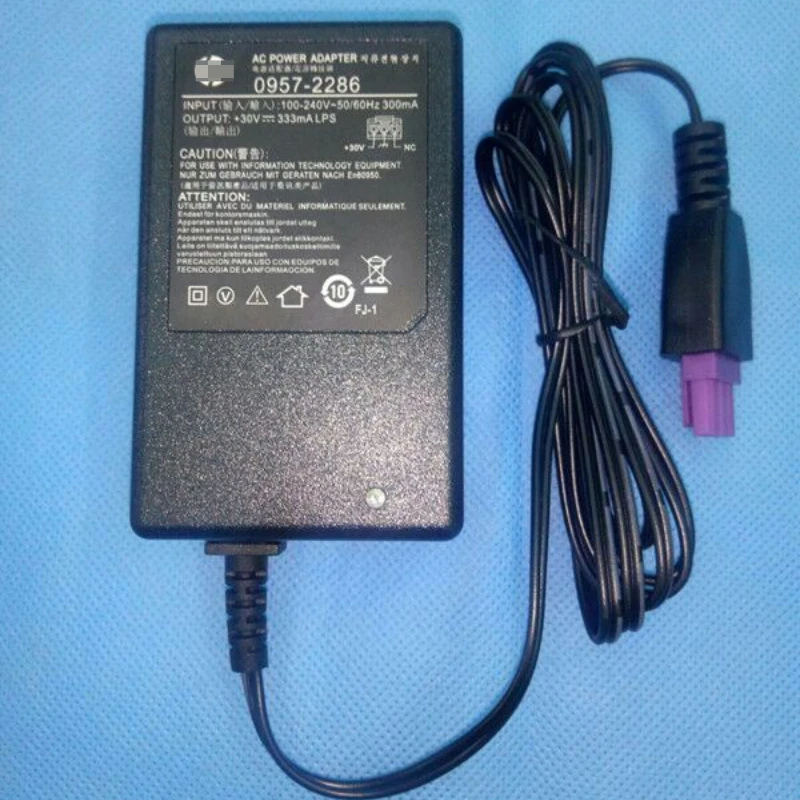 

0957-2286 30V333MA original For1050 1000 2050 printer power adapter