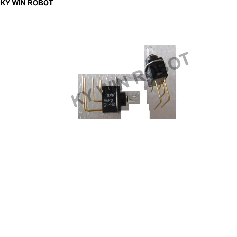 

1PCS/LOTS Imported Japan NKK GB-15 0.4VA miniature pushbutton self-ejecting switch 5/7 pins reset button power switch