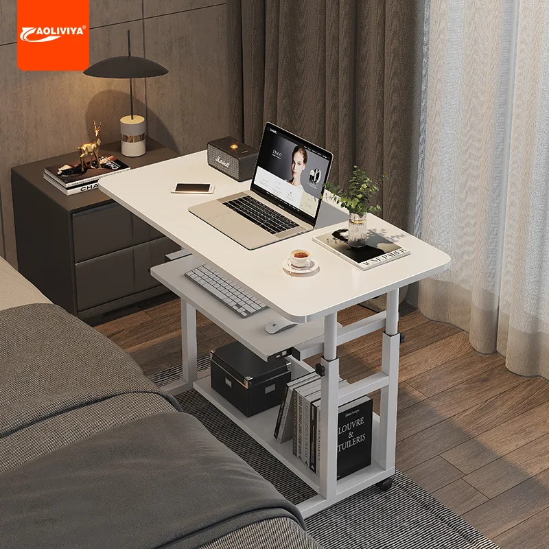 

Aoliviya Bedside Table Movable Computer Height Adjusting Table Home Bedroom Desk Simple Student Dormitory Bed Small Study Table