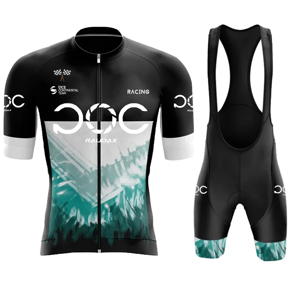 POC RAUDAX Man Cycling Maillot Men's Clothing Road Bike Uniform Jersey Mens Sets Summer Cycle Spring Shirt Shorts Clothes
