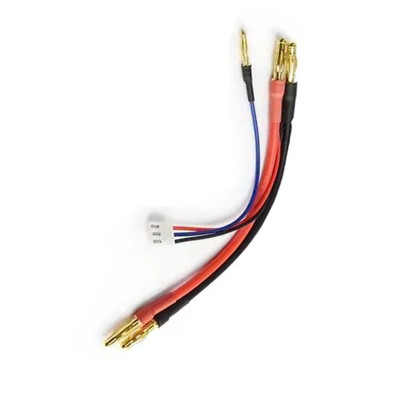 리포 배터리용 밸런서 어댑터, 2S XH, 4mm, 2mm 커넥터, 14awg, 10cm, 22PVC, 7cm