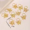 DIY Hair Braid Charms Accessories Dreadlocks Decorative Hollowed-Out Butterfly Hair Pendant Ring Hair Ornaments For Braids 4